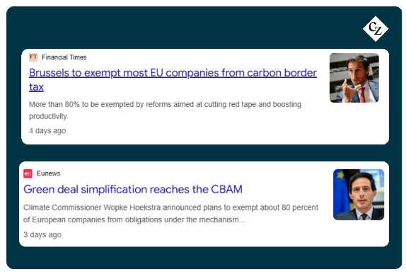 Green Deal Simplification reaches CBAM