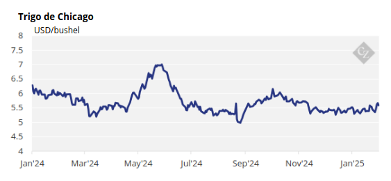 Gráfico - Trigo de Chicago